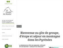 Tablet Screenshot of gite-dusoulor.com